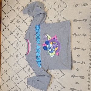 Disney Parks Mickey Mouse Club Cropped Crewneck Small